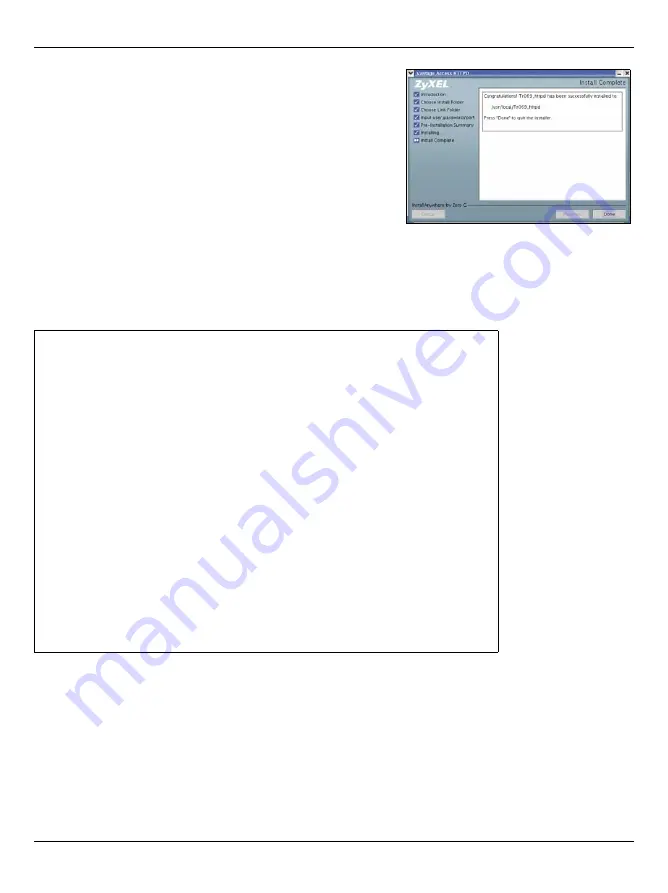ZyXEL Communications Auto Configuration Server Vantage Access Quick Start Manual Download Page 8