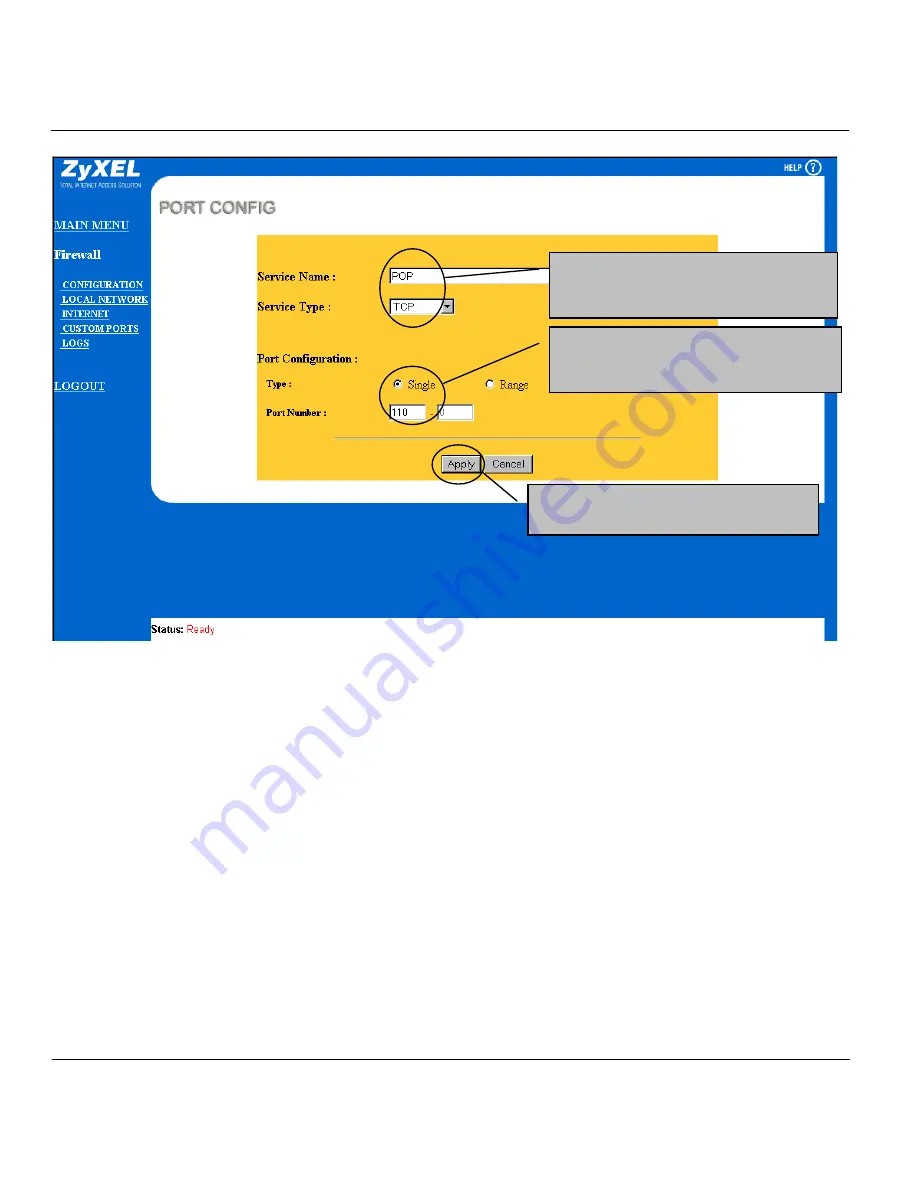 ZyXEL Communications Broadband Security Gateway P-312 User Manual Download Page 210