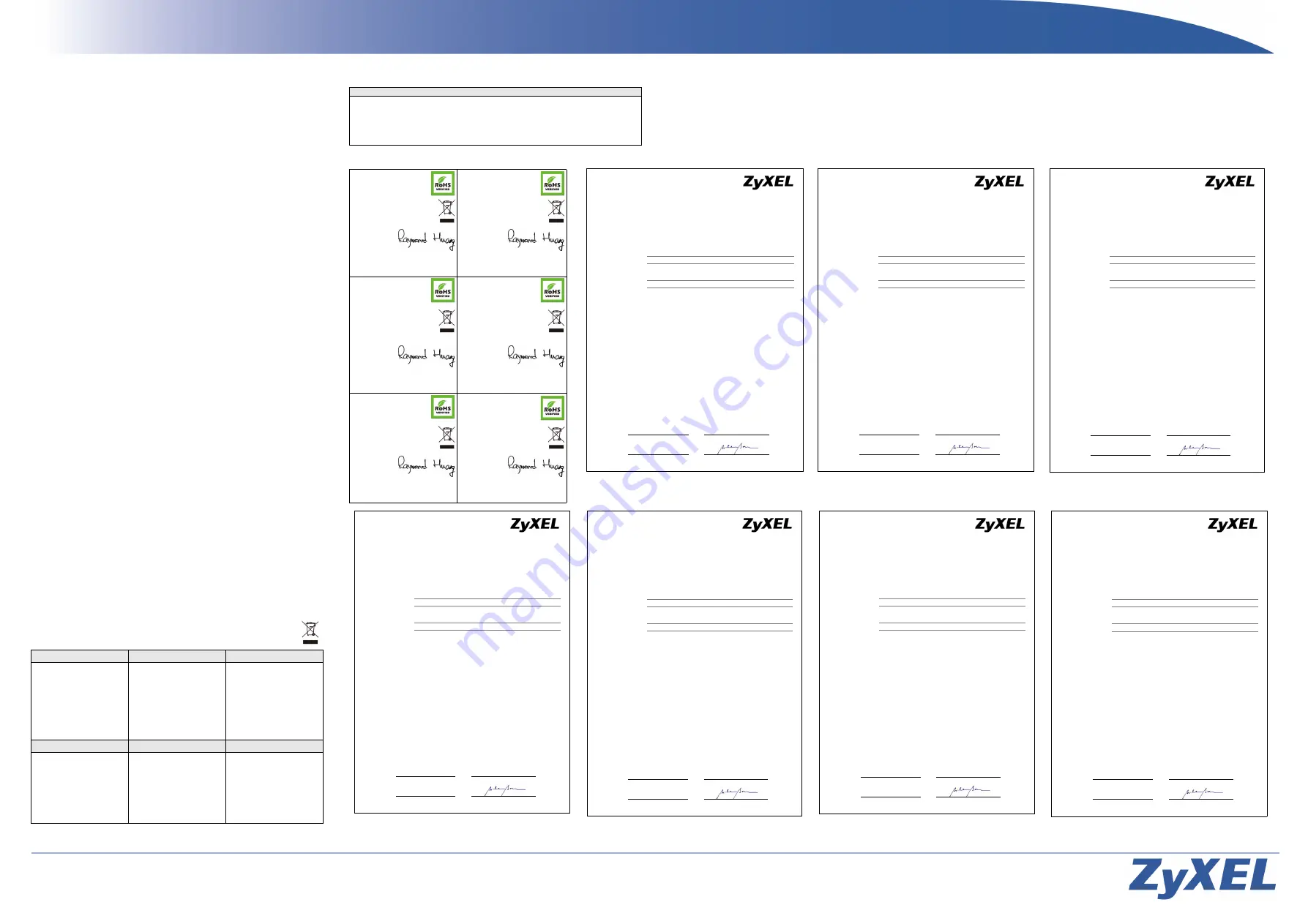 ZyXEL Communications Dimension ES-108P User Manual Download Page 2