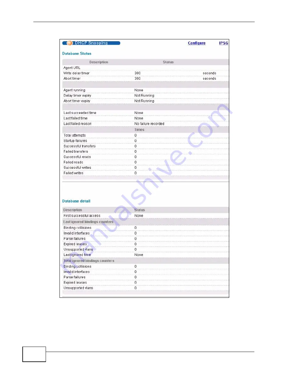 ZyXEL Communications GS2200-48 Скачать руководство пользователя страница 214