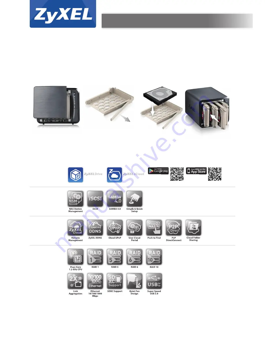 ZyXEL Communications NAS542 Manual Download Page 4