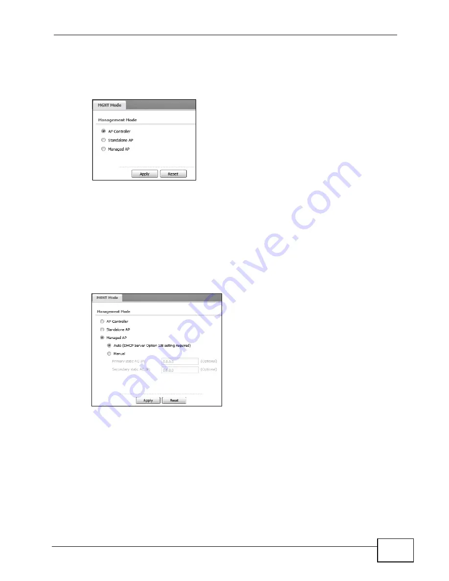 ZyXEL Communications NWA-3160 User Manual Download Page 57