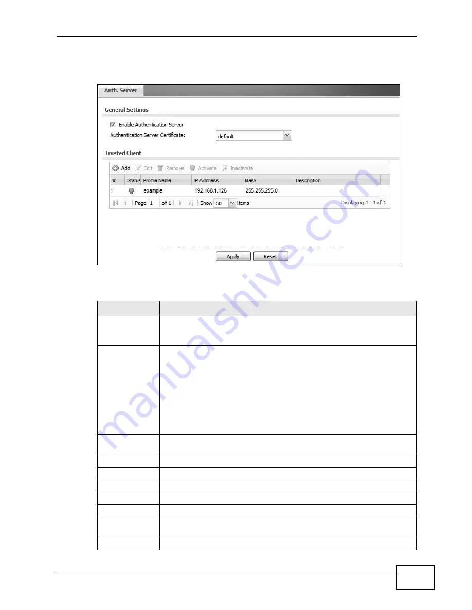 ZyXEL Communications NWA-3160 User Manual Download Page 223