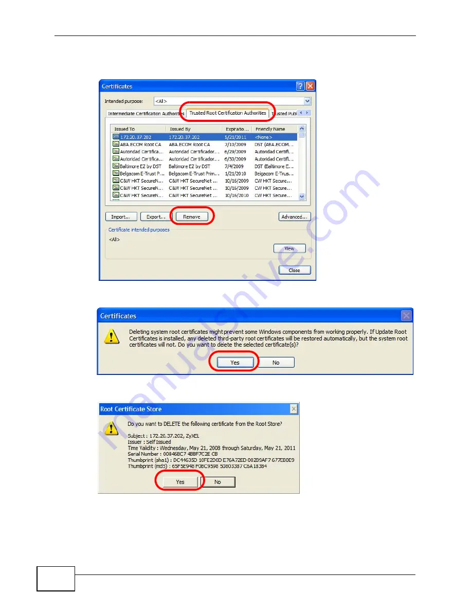 ZyXEL Communications NWA-3160 User Manual Download Page 312