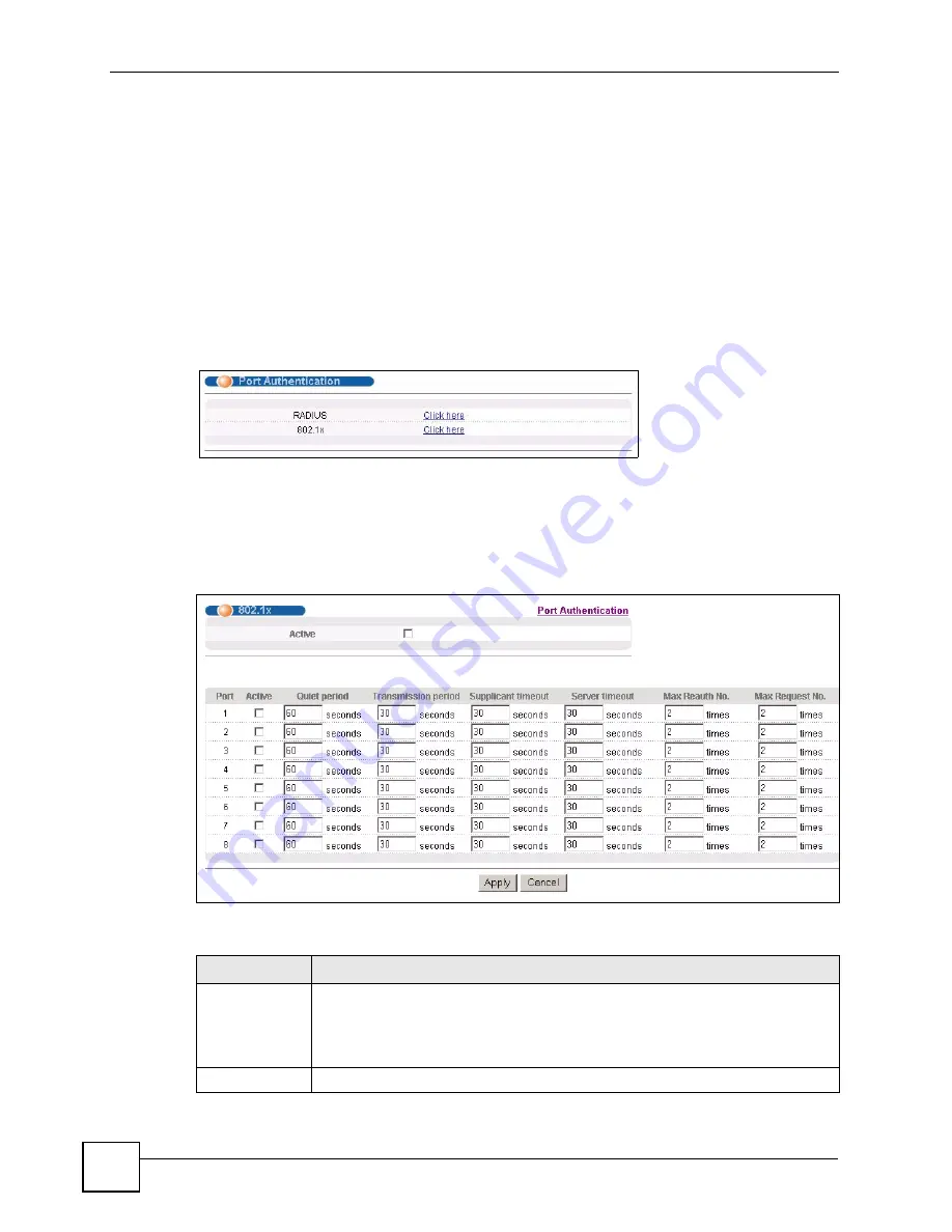 ZyXEL Communications OLT-1308 User Manual Download Page 186