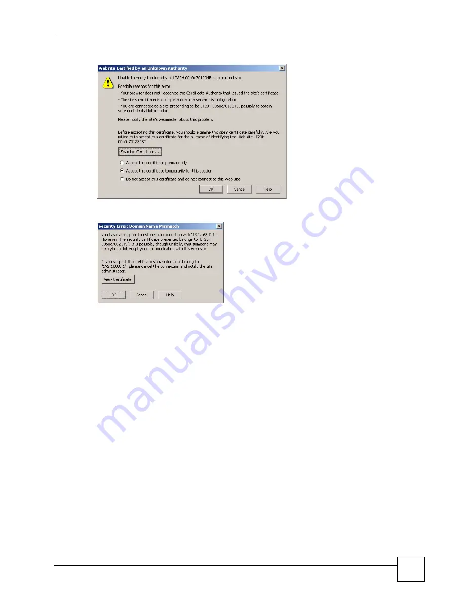 ZyXEL Communications OLT-1308 User Manual Download Page 209