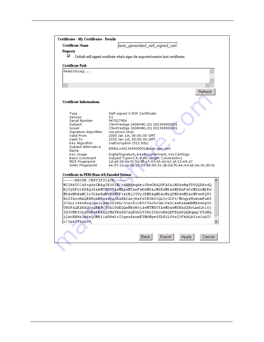 ZyXEL Communications P-2608HWL-D1 Скачать руководство пользователя страница 257