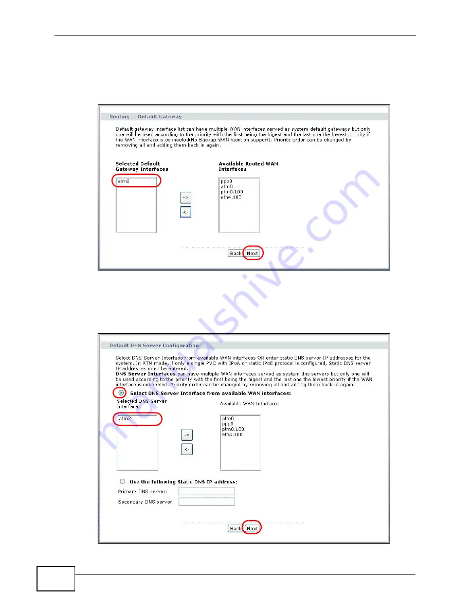 ZyXEL Communications P-2812HNU-51c User Manual Download Page 48