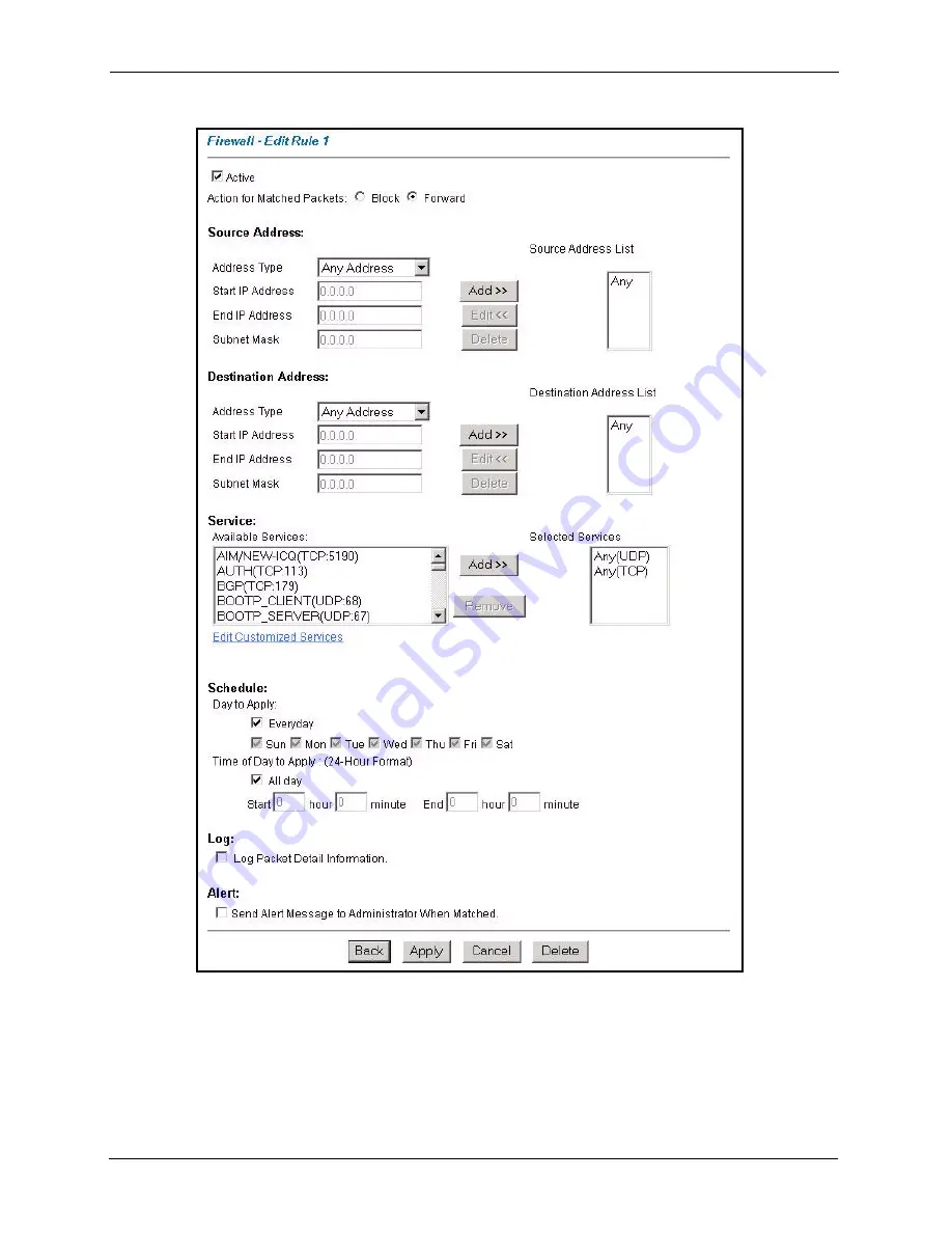 ZyXEL Communications P-660H Series User Manual Download Page 140