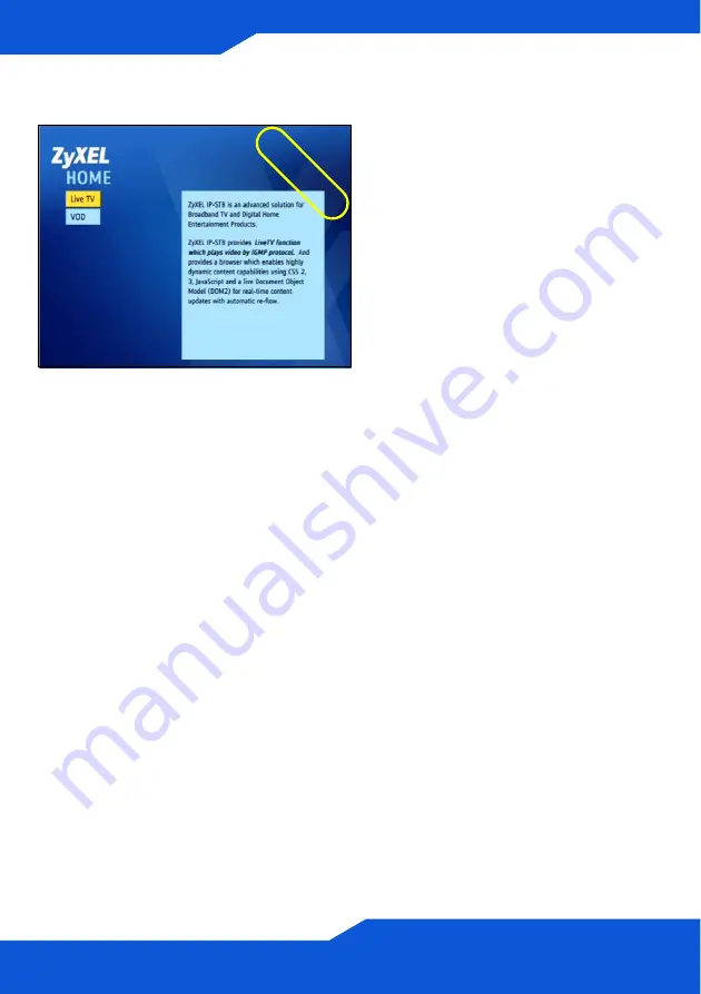 ZyXEL Communications STB-1001H Quick Start Manual Download Page 8