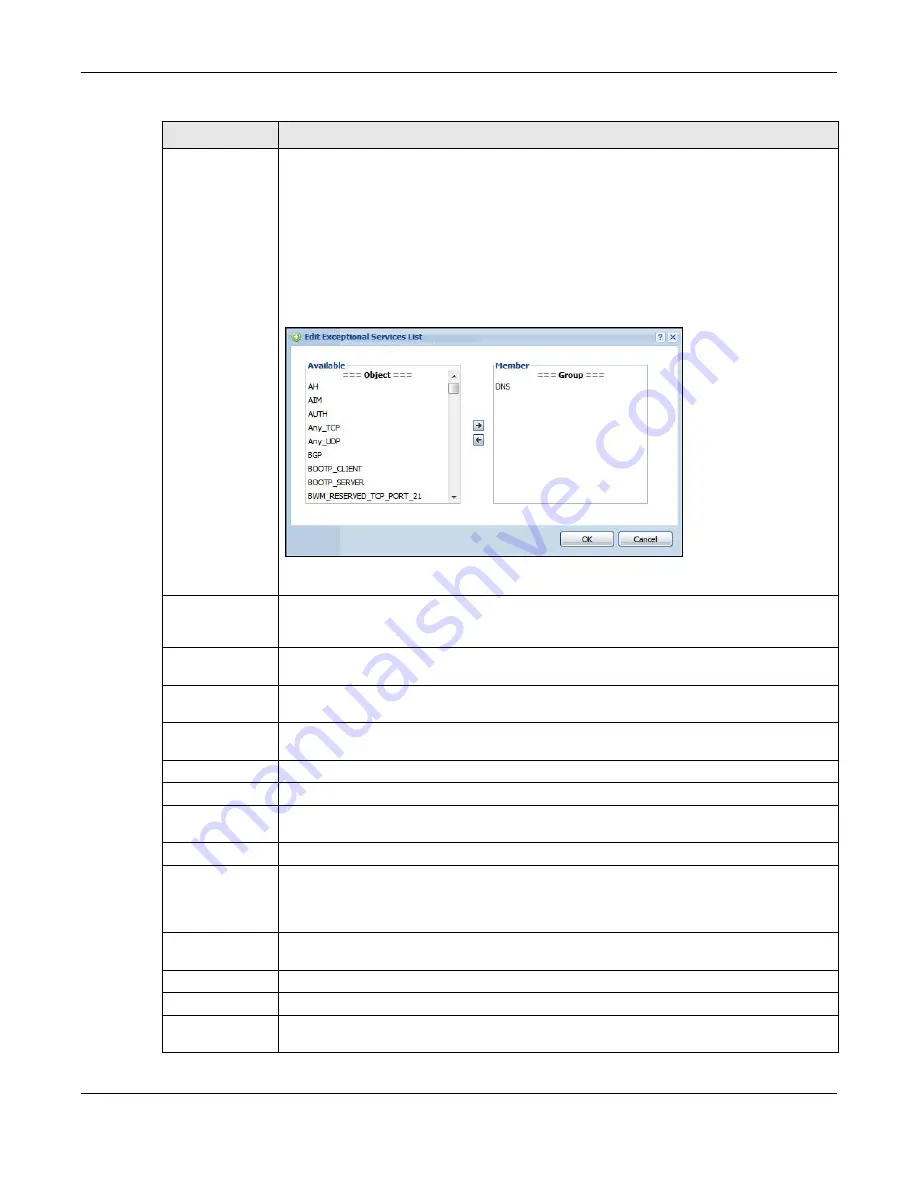 ZyXEL Communications UAG2100 User Manual Download Page 262