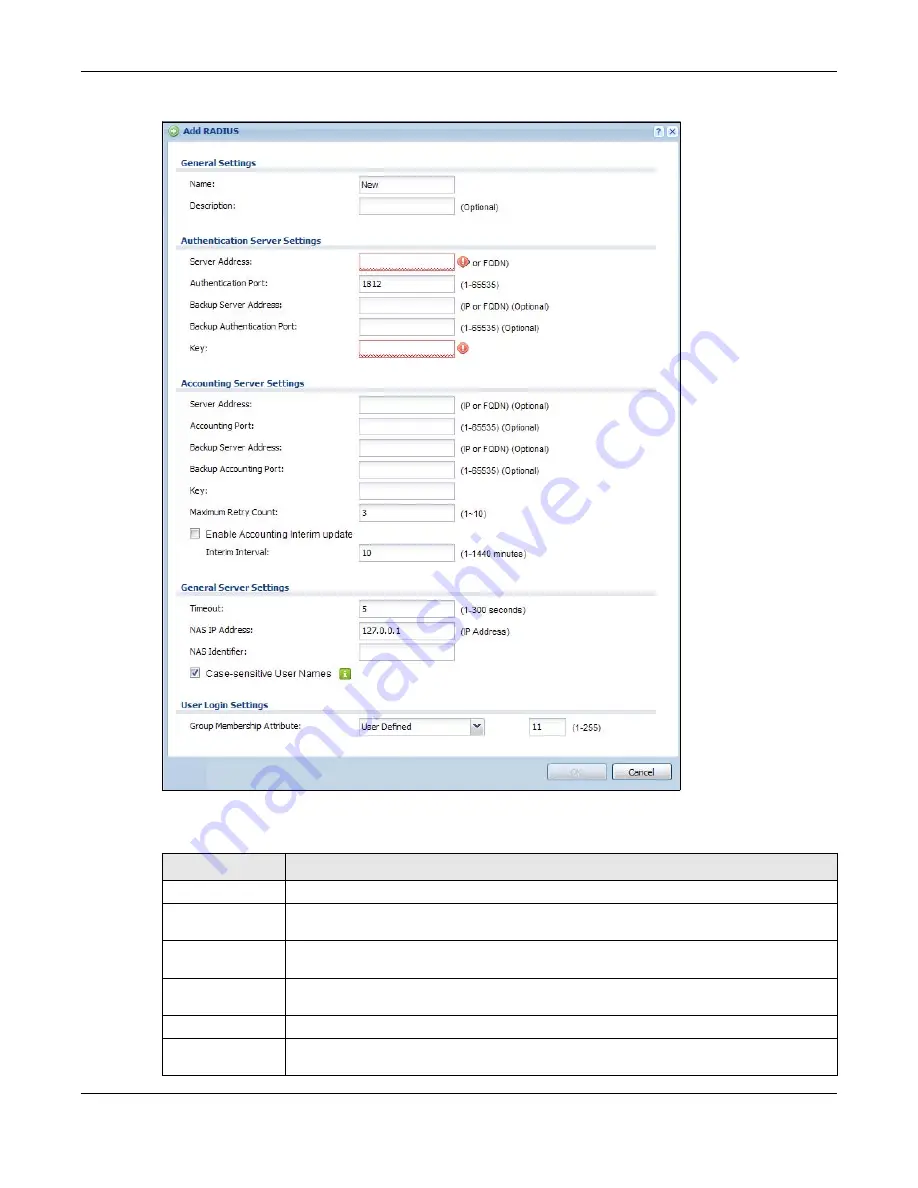 ZyXEL Communications UAG2100 User Manual Download Page 461