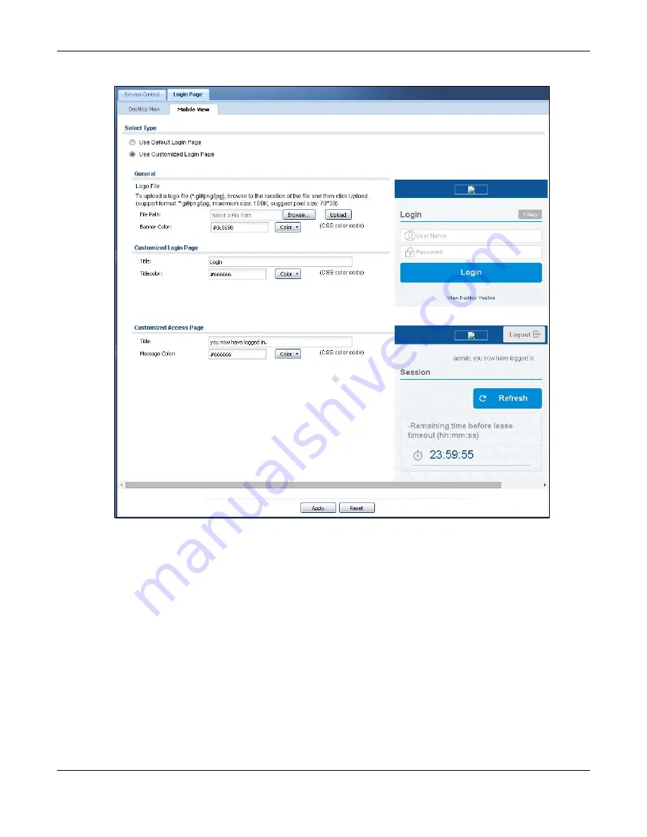 ZyXEL Communications UAG2100 User Manual Download Page 508