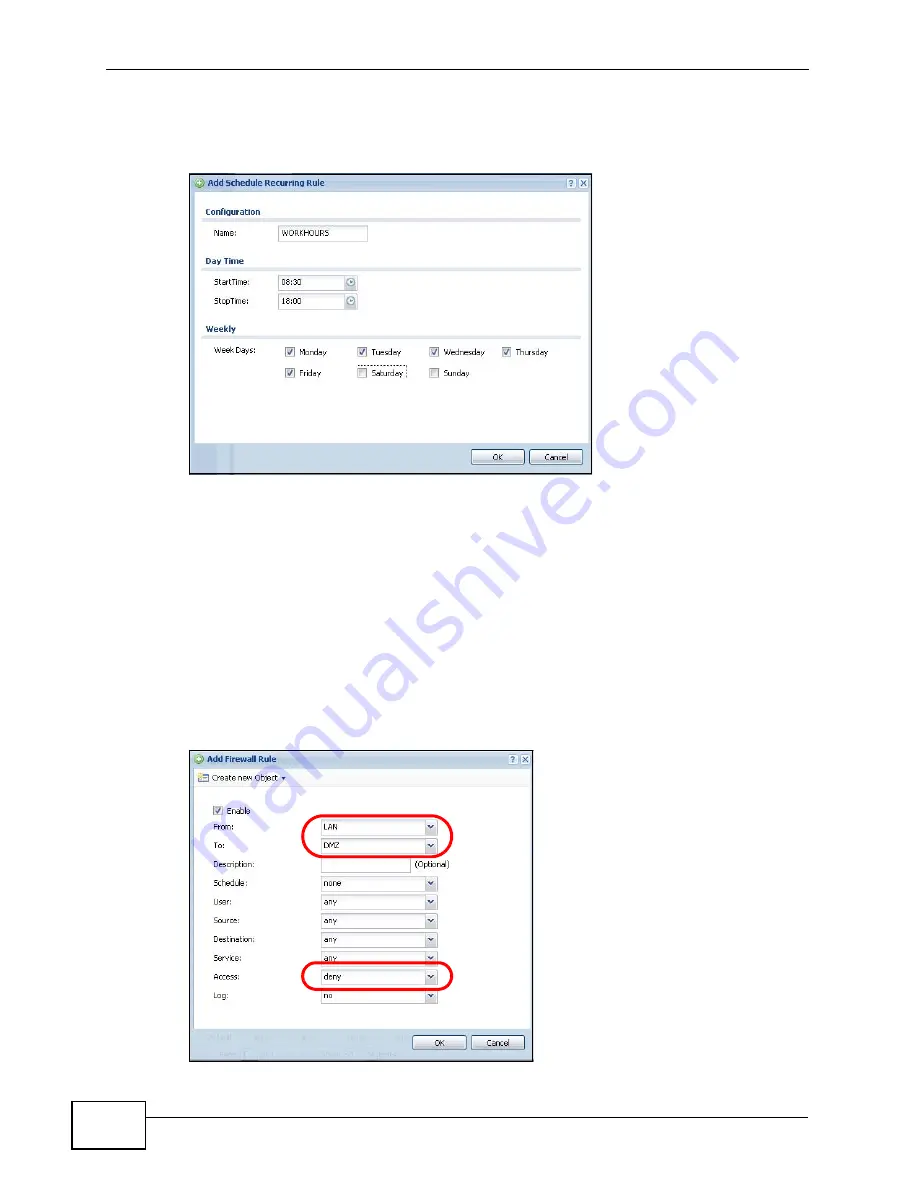 ZyXEL Communications USG-300 - V2.20 ED 2 Manual Download Page 154