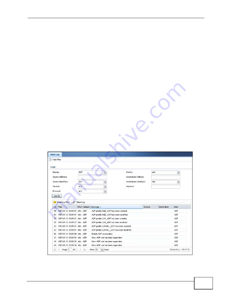 ZyXEL Communications USG-300 - V2.20 ED 2 Manual Download Page 279