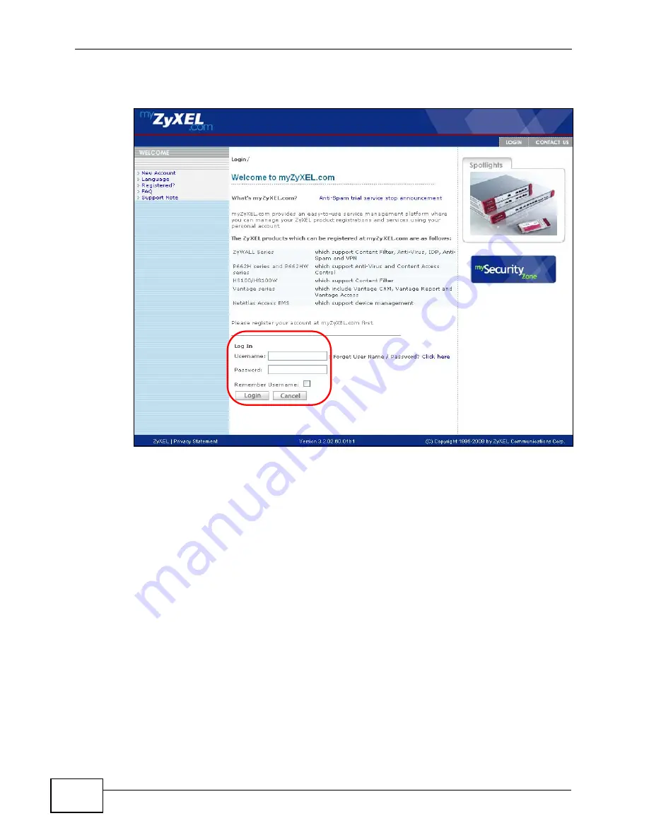 ZyXEL Communications USG-300 - V2.20 ED 2 Manual Download Page 684