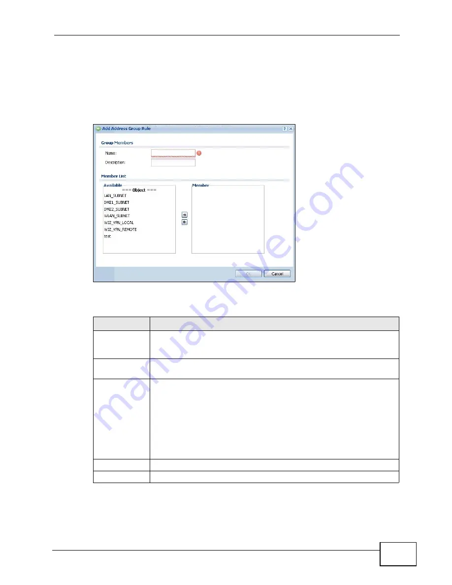 ZyXEL Communications USG-300 - V2.20 ED 2 Manual Download Page 751