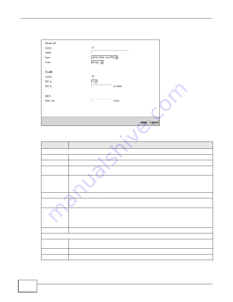 ZyXEL Communications VMG1312-B Series User Manual Download Page 92