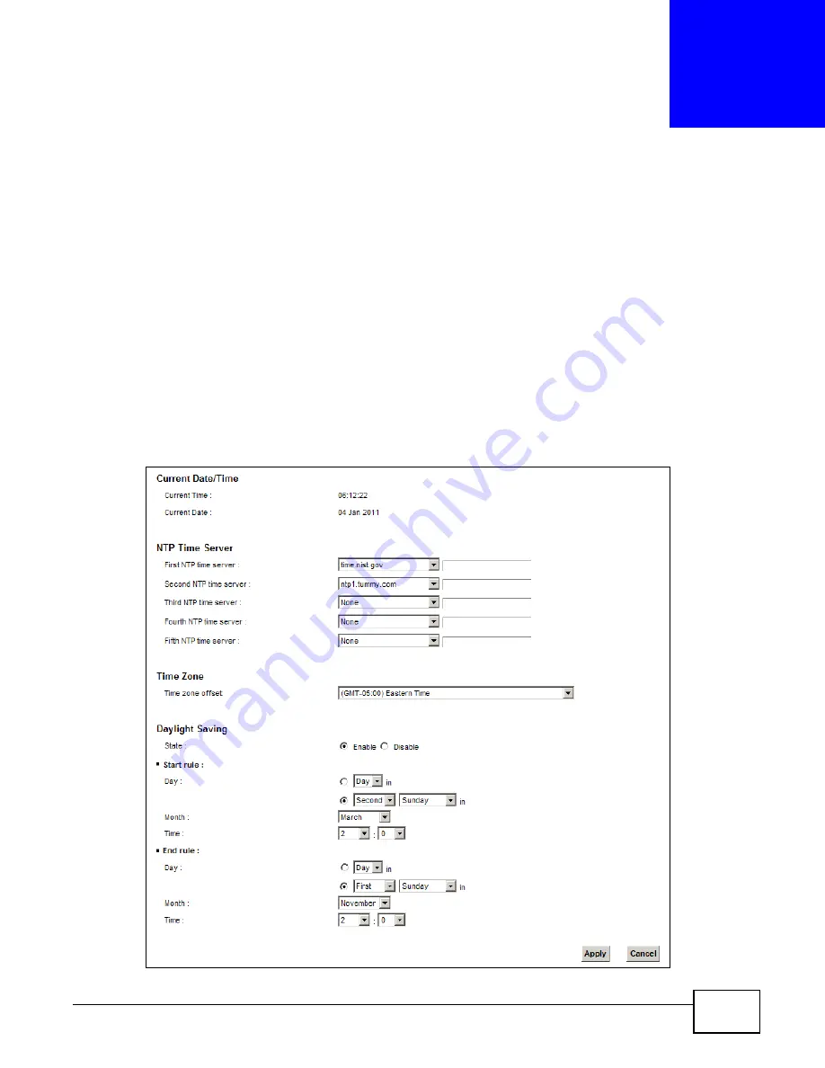 ZyXEL Communications VMG1312-B Series Скачать руководство пользователя страница 269