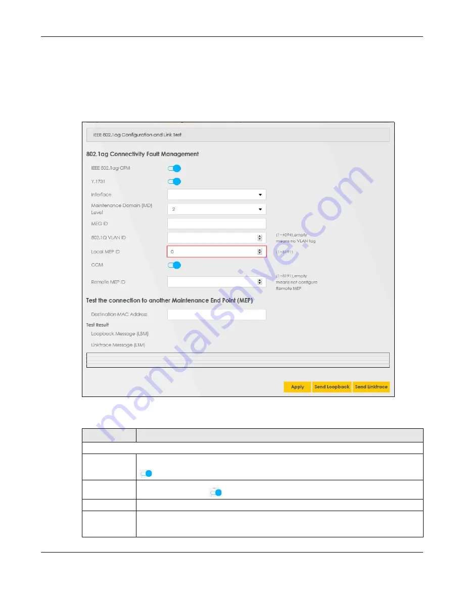 ZyXEL Communications VMG4005-B50A User Manual Download Page 60