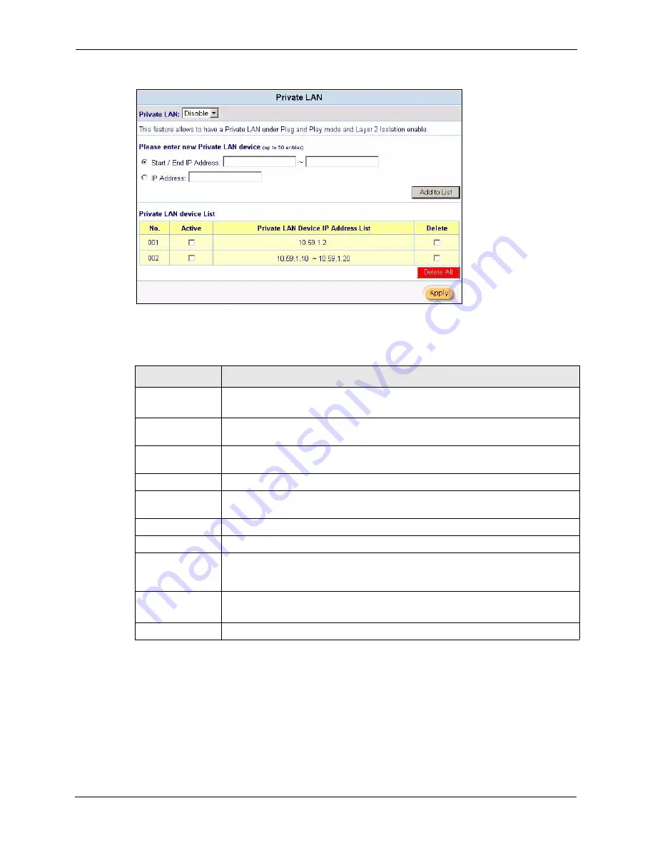 ZyXEL Communications VSG-1200 V2 User Manual Download Page 169