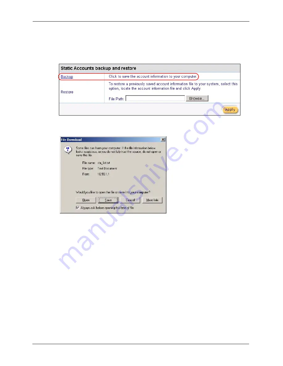 ZyXEL Communications VSG-1200 User Manual Download Page 90