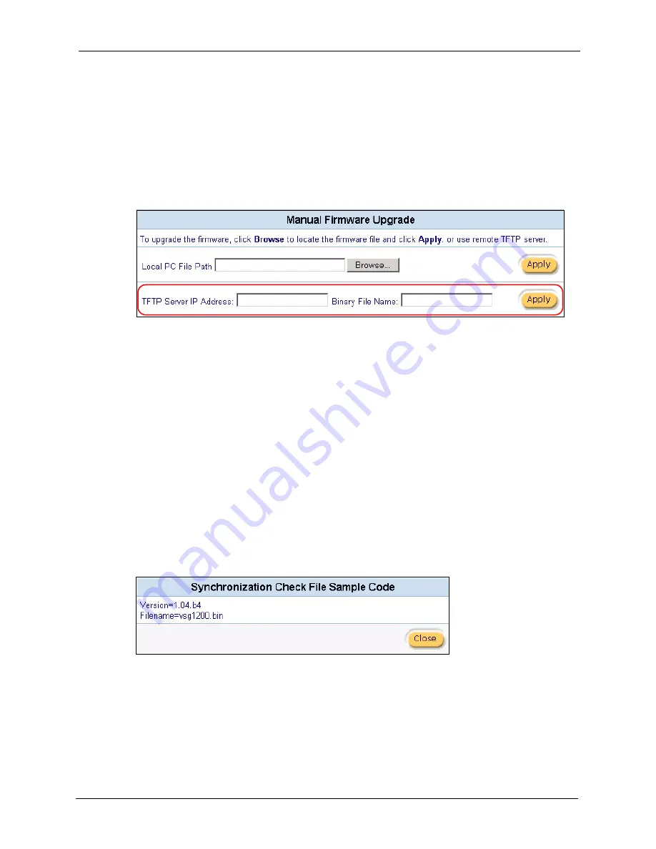 ZyXEL Communications VSG-1200 User Manual Download Page 217